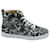 Christian Louboutin Bedruckte Sneakers mit Nieten aus mehrfarbigem Leder Mehrfarben  ref.570539