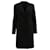 Theory Double Breasted Trench Coat in Black Wool  ref.570560