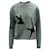 Autre Marque McQ Alexander McQueen Bird Print Classic Sweatshirt in Grey Cotton  ref.570581