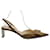 Sandálias Louis Vuitton Bow D'Orsay Slingback em couro bege  ref.570596