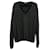 Prada Streifenpullover aus schwarzer Wolle  ref.570610