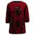 Silhueta de rosto estampada Dolce & Gabbana em algodão vermelho  ref.570631