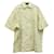 Jacquemus Moisson Hemd mit Blumenmuster aus cremefarbener Baumwolle Weiß Roh  ref.570635