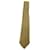Hermès Hermes bedruckte Krawatte aus gelber Seide  ref.570695