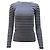 T-shirt manches longues rayé Vince en coton bleu marine