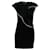 MSGM Frilled Knit Mini Dress in Black Wool  ref.570736
