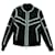 Neil Barrett Biker Jacket with White Piping in Black Leather  ref.570764