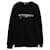 Givenchy Pull Ras du Cou Logo Rainbow Signature en Coton Noir  ref.570786