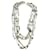 Collier Kenneth Jay Lane Collier à cinq rangs de perles d'amazonite multicolore en métal plaqué or Doré  ref.570799