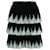 Maje Julia Stufenrock aus Polyester-Viskose in Schwarz und Weiß  ref.570856