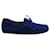 Tod's Tods Gommino Driving Shoes in Blue Suede  ref.570870