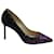 Jimmy Choo Romy 100 Pumps in Pink and Black Glitter Multiple colors  ref.570900