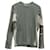 Comme Des Garcons T-shirt à manches longues et empiècements en coton gris  ref.570936