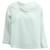 Blusa con ribete de volantes en popelina de algodón blanca de Comme des Garcons Blanco  ref.570998