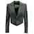 Vivienne Westwood Lou Lou Spencer Cropped Blazer in Grey Wool Cotton  ref.571007