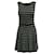 Alice + Olivia Black Monah Stripe Dress in Black Acrylic  ref.571013