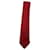 Cravate Hermès en Soie Rouge  ref.571024