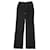 Jeans Reformation Liza High Rise Straight Leg em Black Denim Preto John  ref.571051