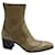 Yves Saint Laurent Johnny Boots in Brown Leather  ref.571110