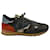 Valentino Garavani Rockrunner Low Top Sneakers aus mehrfarbigem Leder und Wildleder Mehrfarben  ref.571146