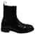 Autre Marque A.P.C Charlie Chelsea Boots in Black Calfskin Leather Pony-style calfskin  ref.571159