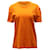 Ami Paris T-shirt Ami de Coeur en Coton Orange  ref.571175