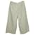 Kenzo Pantalon large court en coton blanc  ref.571225