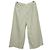 Pantalones capri de pernera ancha en algodón blanco Kenzo