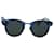 Runde Sonnenbrille von Bottega Veneta aus blauem Metall  ref.571248