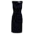 Diane Von Furstenberg Vestido curto drapeado sem mangas em poliéster azul marinho  ref.571260