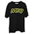 Camiseta con logo MCQ de algodón negro  ref.571290