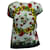Dolce & Gabbana Floral and Lemon Print Shirt in White Viscose Cellulose fibre  ref.571317