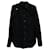 Alexander McQueen Button-Down-Hemd mit Harness-Detail aus schwarzer Baumwolle  ref.571444