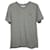 Ami Paris T-shirt Ami De Coeur in jersey di cotone grigio  ref.571455