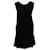 MSGM Minikleid mit Rüschensaum aus schwarzer Viskose Polyester  ref.571458