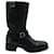 Dsquared2 Distressed Buckle Boots in Black Leather  ref.571467