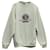 Balenciaga Logo Printed Sweatshirt in Grey Cotton  ref.571469