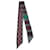 Hermès Printed Twilly Scarf in Multicolor Silk  ref.571471