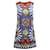 Dolce & Gabbana Robe droite à imprimé oiseaux en viscose multicolore Fibre de cellulose  ref.571491