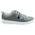 Dior Low Top Sneakers in Grey Leather  ref.571516
