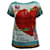 Dolce & Gabbana Chemise à imprimé cœur en soie multicolore  ref.571531