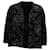 Lanvin Floral Jacket in Black Viscose Polyester  ref.571557