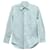 Thom Browne Stripe Poplin Dress Shirt in Blue Cotton  ref.571593