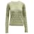 Suéter de gola redonda Theory dobrado em cashmere creme Branco Cru Casimira Lã  ref.571625