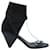 Isabel Marant Décolleté Triangolari Open Toe in Pelle Nera Nero  ref.571633