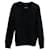 Jersey de cuello redondo con insignias en algodón negro de Alexander McQueen  ref.571641