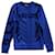 Kenzo Logo Embroidered Jacquard Sweatshirt in Blue Cotton  ref.571644
