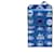 Saffiano Prada Whale Printed Phone Holder Crossbody Bag in Blue Leather  ref.571666