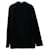 Everyday Balenciaga Chemise Col Mandarin Demi-boutonné en Coton Noir  ref.571671