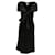 Max Mara Chest-Tie Midi Dress in Brown Polyester  ref.571672